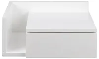 ÖÖKAPP ASHLAN 40X32XH16,5CM, VALGE