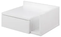 ÖÖKAPP ASHLAN 40X32XH16,5CM, VALGE