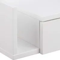 ÖÖKAPP ASHLAN 40X32XH16,5CM, VALGE