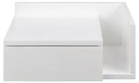 ÖÖKAPP ASHLAN 40X32XH16,5CM, VALGE