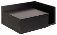 ÖÖKAPP ASHLAN 40X32XH16,5CM, MUST