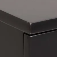 ÖÖKAPP ASHLAN 40X32XH16,5CM, MUST