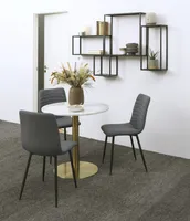SEINARIIUL GEELONG 60X20XH60CM, MUST