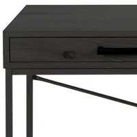 KIRJUTUSLAUD SEAFORD 110X45XH75CM, MUST