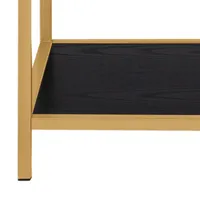 RIIUL SEAFORD 77X35XH185CM, MUST/KULDNE