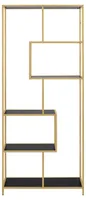 RIIUL SEAFORD 77X35XH185CM, MUST/KULDNE
