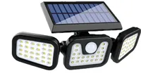 FASSAADIVALGUSTI 74LED 3-FUKTSIOONI SENSOR PÄIKESEPANEELIGA