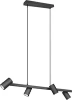 RIPPVALGUSTI TRIO MARLEY 4XGU10 80CM MATT MUST