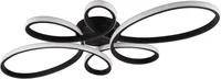 LAEVALGUSTI TRIO FLY LED 3000K 83CM MATT MUST