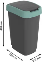 PRÜGIKAST TWIST KAANEGA ROHELINE 25L