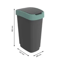 PRÜGIKAST TWIST KAANEGA ROHELINE 50L