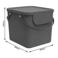 PRÜGISORTEERIMISKONTEINER ALBULA MUST 40L