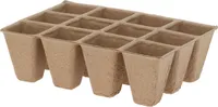 MINIKASVUHOONE 20X14XH12CM 4TK/12 POTTI