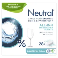 NÕUDEPESUMASINA TABLETID NEUTRAL ALL IN ONE 28TK
