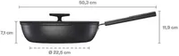 SAUTÉ PANN FISKARS HARD FACE 28CM