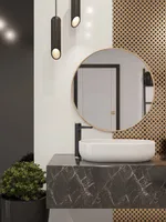 VALAMU INVENA KORFU 60X42CM PINNAPEALNE OVAALNE VALGE