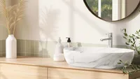 VALAMU INVENA KORFU 60X42CM PINNAPEALNE OVAALNE VALGE MARMOR
