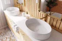 VALAMU INVENA ASTRI 55X41CM PINNAPEALNE OVAALNE VALGE