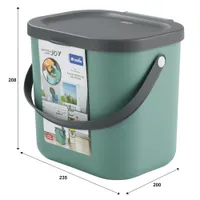 PRÜGISORTEERIMISKONTEINER ALBULA ROHELINE 6L