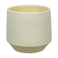 KERAAMILINE ÜMBRISPOTT NDT SEBASTIAN 17X16,5CM KREEMIKAS