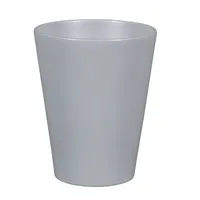 KERAAMILINE ÜMBRISPOTT ORHIDEELE NDT CALYPSO 13,1X16,1CM SÄRAV VALGE
