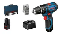 AKUTRELL BOSCH GSB 12V-15, 12V, 2X2,0AH, OSTIKUTEGA