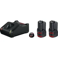 LAADIMISKOMPLEKT AKU + LAADIJA BOSCH GBA 12V, 2X3,0AH