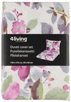VOODIPESUKOMPLEKT 4LIVING VIOLETTA 150X210CM, 50X60CM