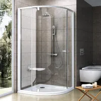 DUŠINURK RAVAK PIVOT PSKK3-90, 90X190CM ALUSETA, LÄBIPAISTEV