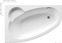 NURGAVANN RAVAK ASSYMETRIC 170X110CM, PAREM