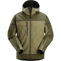 TÖÖJAKK SNICKERS ALLROUNDWORK SOFTSHELL KHAKIROHELINE SUURUS M
