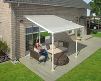 VARIKATUS TERRASSILE FERIA 3X3M VALGE/KIRGAS