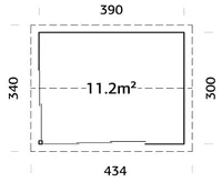 AIAMAJA PALMAKO AMANDA 11,2M² SLIDE PLUS