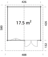 AIAMAJA PALMAKO BRITTA 17,5M²