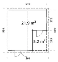 AIAMAJA PALMAKO IRENE 21,9+5,2M²