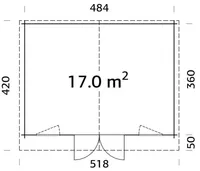 AIAMAJA PALMAKO KLARA 17,0M²