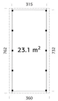 AUTOVARJUALUNE PALMAKO KARL 23,1M² KUURIGA