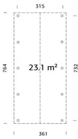 AUTOVARJUALUNE PALMAKO ROBERT 23,1M²