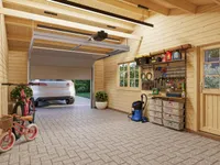 GARAAŽ PALMAKO ROGER 19,0+16,2M² SEKTSIOONUKSEGA