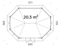 PAVILJON PALMAKO HANNA 20,3M²