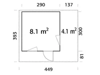 SUVEMAJA PALMAKO GRACE 8,1+4,1M²