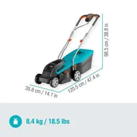 MURUNIIDUK GARDENA POWERMAX 32/36V P4A, ILMA AKU JA LAADIJATA