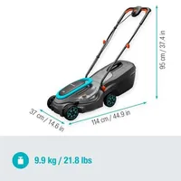 MURUNIIDUK GARDENA POWERMAX 32/18V P4A, ILMA AKU JA LAADIJATA