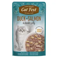 MÄRGTOIT KASSIDELE CATFEST PART JA LÕHE ŽELEES 12X70G