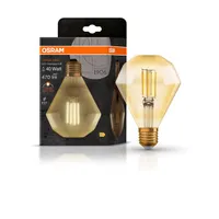 LED LAMP OSRAM EDISON 40 4W E27 470LM 2400K KULDNE