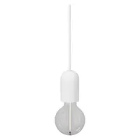 RIPPVALGUSTI LEDVANCE PENDULUM ROUND PLASTER E27 VALGE