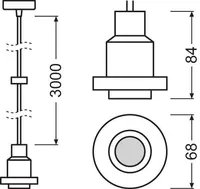 RIPPVALGUSTI LEDVANCE PENDULUM E27 MUST