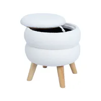 TUMBA/LAUD HANA D40XH41CM, VALGE, PANIPAIGAGA