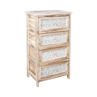 KUMMUT KASEKE 4-SAHTLIGA 40X29X73CM, NATURAALNE