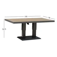 LAUD PARKER 150X90XH52-75CM, HALL
